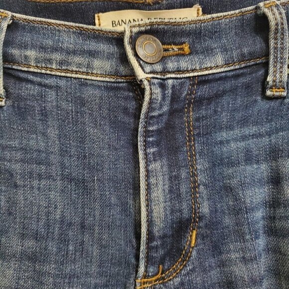 BANANA REPUBLIC PREMIUM DENIM SKINNY ANKLE JEANS Size 28 SKINNY ANKLE - Picture 2 of 6